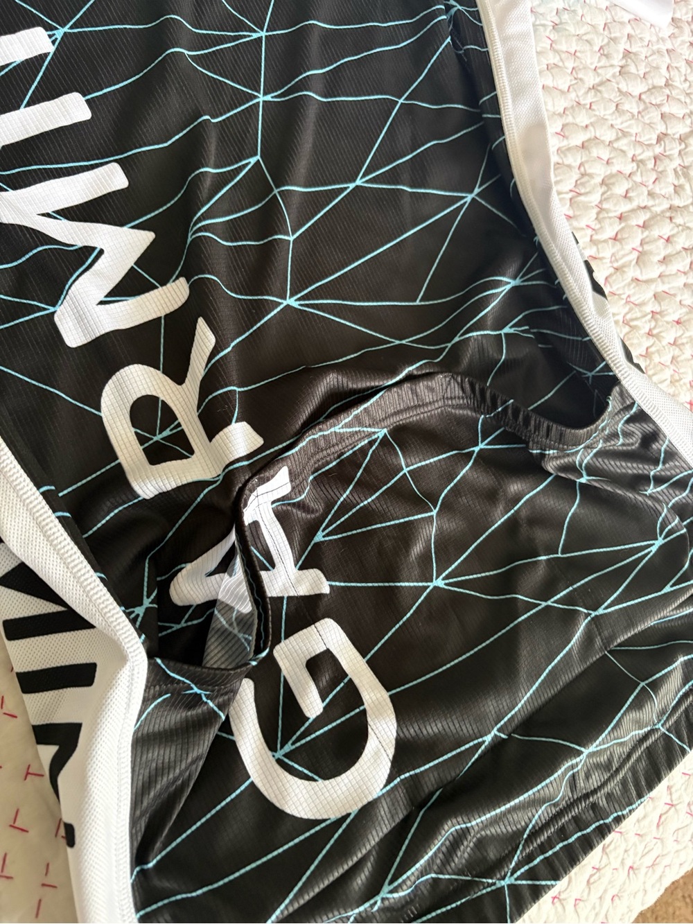 🚴🚴Garmin Light Blue & Black Cycling Jersey Medium - Picture 9 of 11